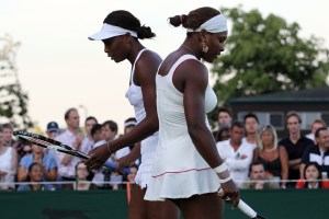 Serena and Venus Williams in VENUS AND SERENA, a Magnolia Pictures release. Photo courtesy of Magnolia Pictures. Photo credit: Getty Images