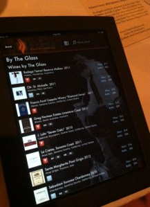 Wine on Interactive iPad