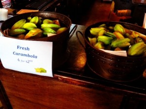 Fresh tropical fruit! Not just in the wine