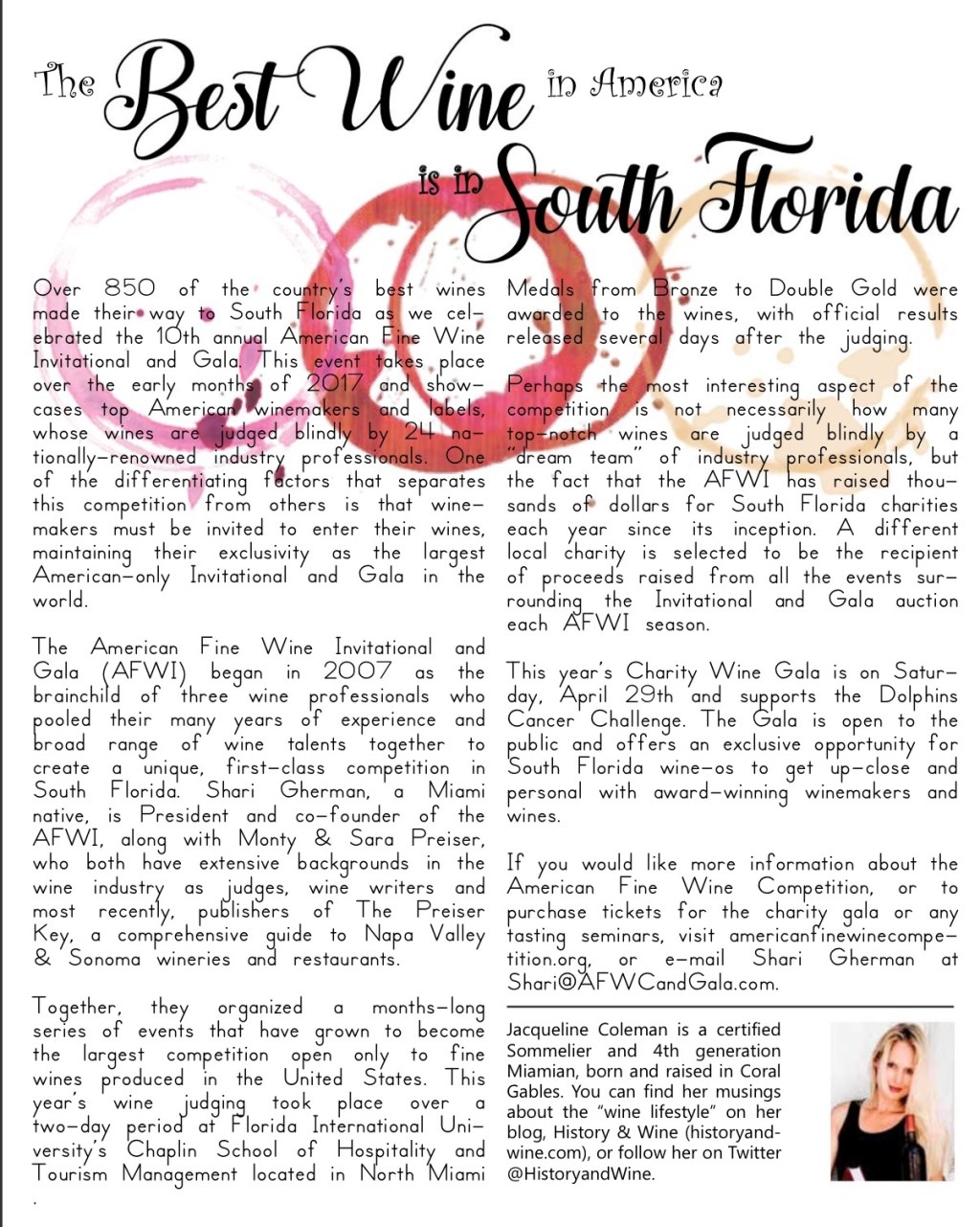 The Best Wine in America is in South&nbsp;Florida