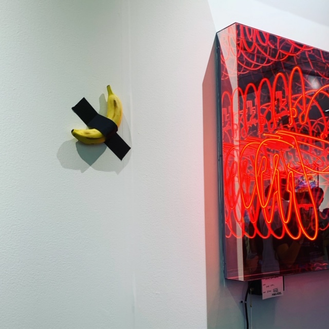 Banana Art at Art Basel
