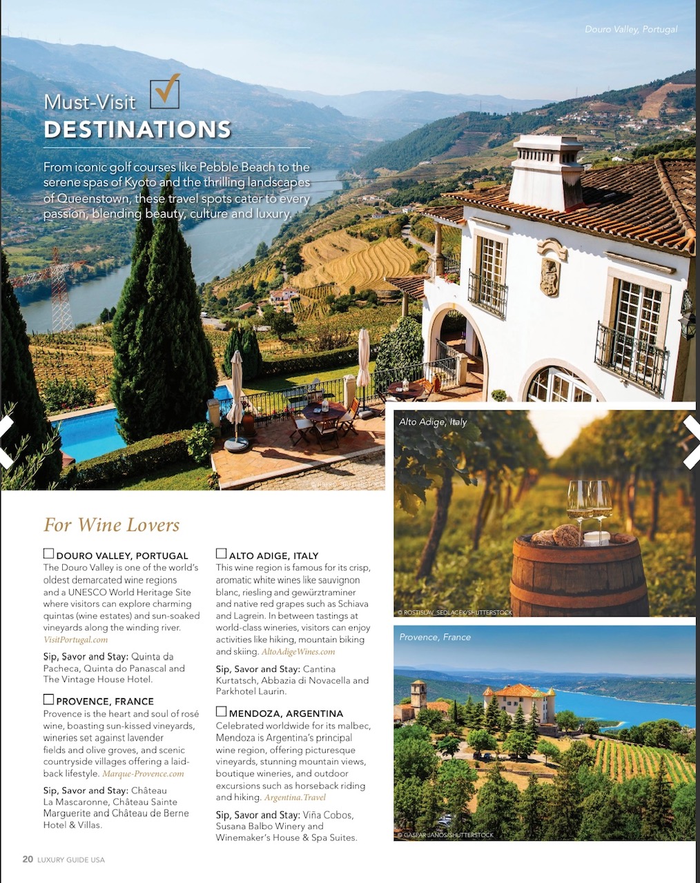Must-Visit Wine Destinations for 2025 in Luxury Guide&nbsp;USA